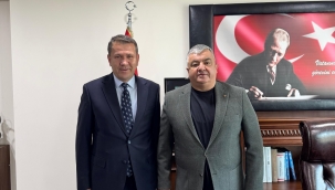 Başkan Adayı Kartal'dan Başkan Uslu'ya Ziyaret
