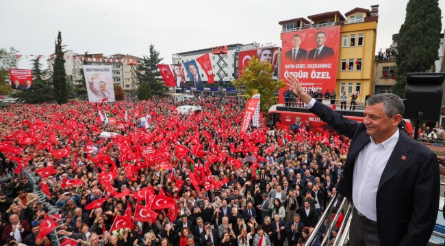 CHP Genel Başkanı Özgür Özel İktidara Ordu'dan Yüklendi