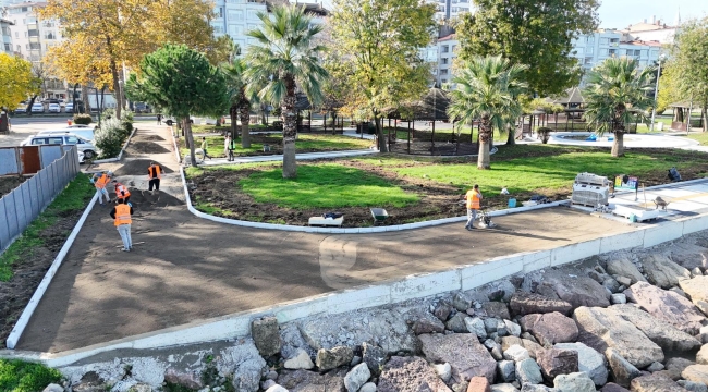 Fatsa Atatürk Parkı'nda Çalışmalar Tam Gaz
