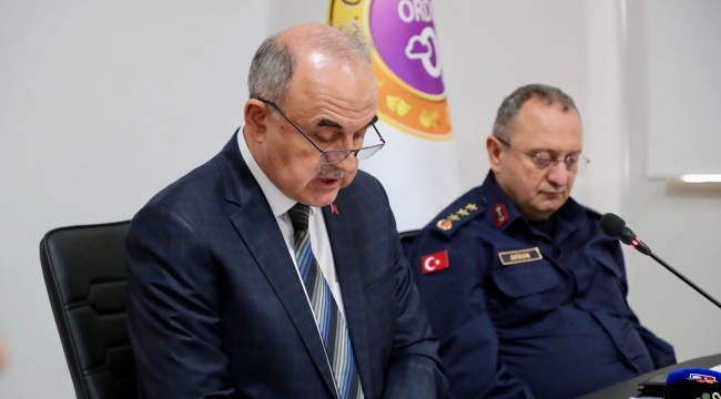 Vali Erol, "Olay Sayılarında, 2025 Yılının İlk 10 Ayında Geçen Yıla Oranla %11 Azalış Oldu"