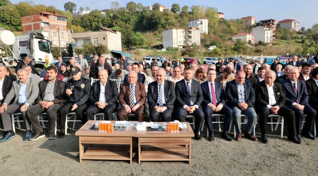 Vali Erol, Ünye Yatılı Hafızlık Kur'an Kursunun Temel Atma Törenine Katıldı