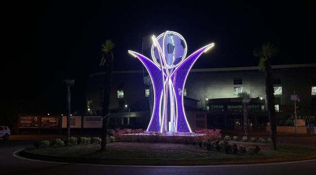 Altınordu ve Mesudiye'nin Kavşaklarında Görsel Şölen