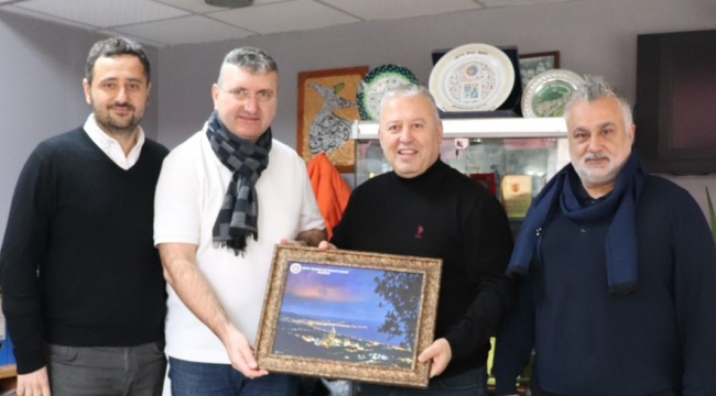 Başkan Akar'dan RATEM Yönetim Kurulu Üyesi Ali Öztürk'e Tebrik Ziyareti