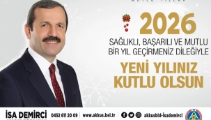 Başkan Demirci'den Yeni Yıl Mesajı