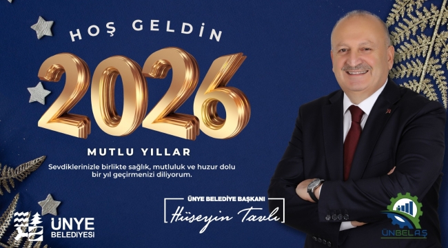 Başkan Tavlı: "Ünye'yi Geleceğe Taşıyan Bir Yılı Geride Bıraktık"