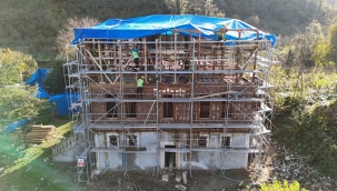 Çamaş Cevat Bey Konağı'nın Restorasyonu Sürüyor