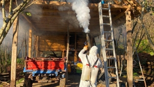 Çaybaşı Belediyesi Tarafından Kokarca Zararlısına Karşı İlaçlama Çalışmaları Devam Ediyor