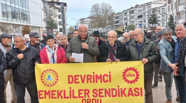 Dev Emekli Sen, "Sefaleti Kabul Etmiyoruz, Hakkımız Olanı İstiyoruz!"