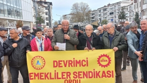 Dev Emekli Sen, "Sefaleti Kabul Etmiyoruz, Hakkımız Olanı İstiyoruz!"