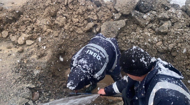 Dondurucu Soğukta Su Mesaisi