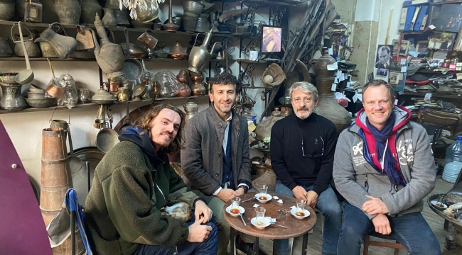 Fransız Basketbol Kulübü Yöneticilerinden Kültür-Sanat İnsanı Mehmet Kıyak'a Ziyaret