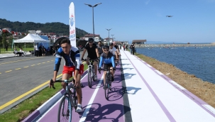 Ordu'da Bisiklet Yolları 16 Km'yi Aştı