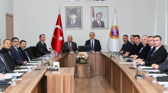 Sanayi ve Teknoloji İş Birliği Kurulu (SANTEK) Toplantısı, Vali Erol'un Başkanlığında Yapıldı