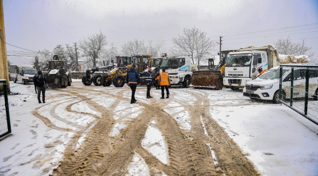 Ünye Belediyesi Karla Mücadeleye Hazır