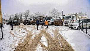 Ünye Belediyesi Karla Mücadeleye Hazır