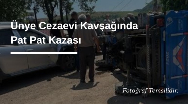 Ünye Cezaevi Sapağında Pat-Pat Kazası