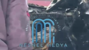 Ünye'de Hareket Halindeki Minibüste Yangın