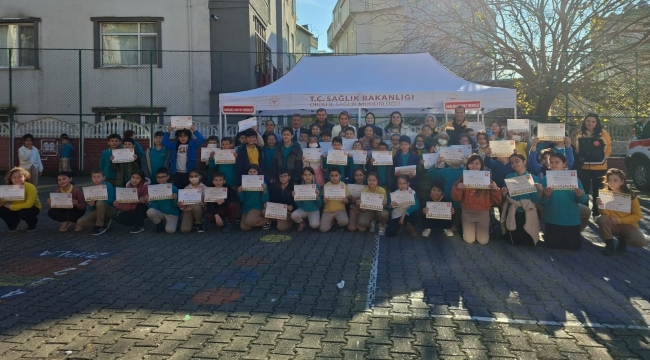 Ünye'de "Sağlıklı Çocuk, Sağlıklı Gelecek" Projesi Farkındalığı
