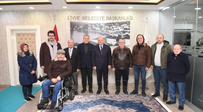 Ünye Sivil Toplum Platformu'ndan Başkan Tavlı'ya Ziyaret