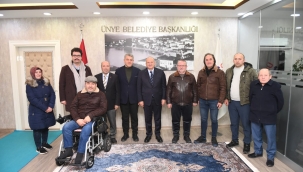 Ünye Sivil Toplum Platformu'ndan Başkan Tavlı'ya Ziyaret