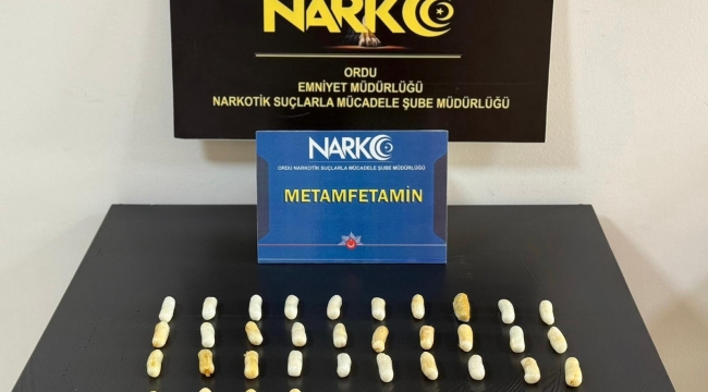 Uyuşturucu Maddeyi Midesinde Ordu'ya Sokmaya Çalışırken Yakalandı