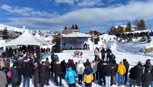2 Bin Rakımlı Çambaşı’nda Kar Festivali