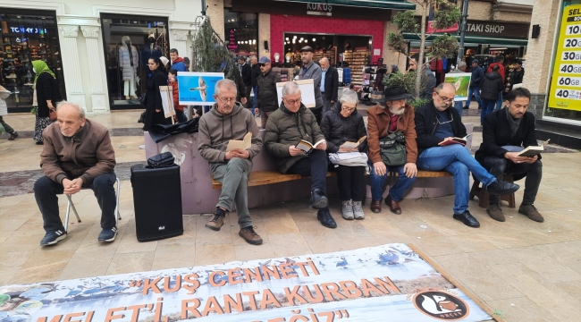 Altınordu'da "Yeşil Alan İçin" Kitap Okuma Eylemi Sürüyor