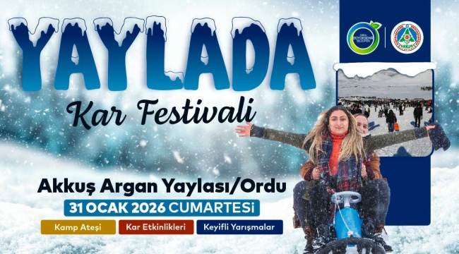 Argan Kar Festivali 31 Ocak'ta