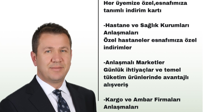 Başkan Adayı Hüseyin Kartal'dan Esnafa Nefes Aldıracak Proje: "Esnaf İndirim Kartı ve Kurumsal Anlaşmalar Projesi"