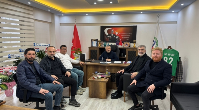 Başkan Özkan'a Ziyaretler Devam Ediyor