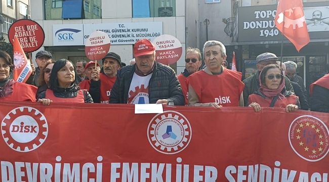 Disk Dev Emekli Sen: "Emekliye "Sadaka Değil, İnsanca Yaşam Hakkı!