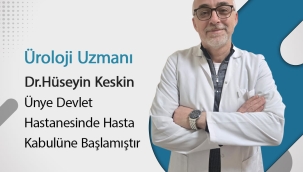 Opr.Dr. Hüseyin Keskin Hasta Kabulüne Başladı