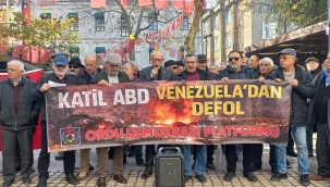Ordu’da ABD Protesto Edildi
