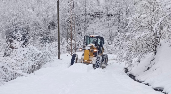 Ordu'da Karla Mücadele Seferberliği: 417 Araç, 600 Personel Sahada