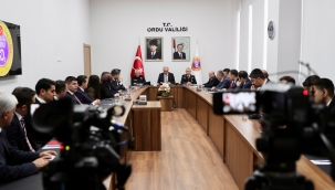 Ordu İli Ocak Ayı İl Güvenlik Asayiş ve Koordinasyon Toplantısı Yapıldı