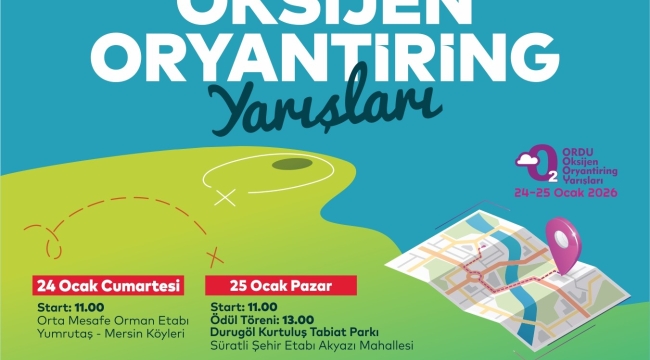 Ordu Oryantiring Yarışlarına Ev Sahipliği Yapacak