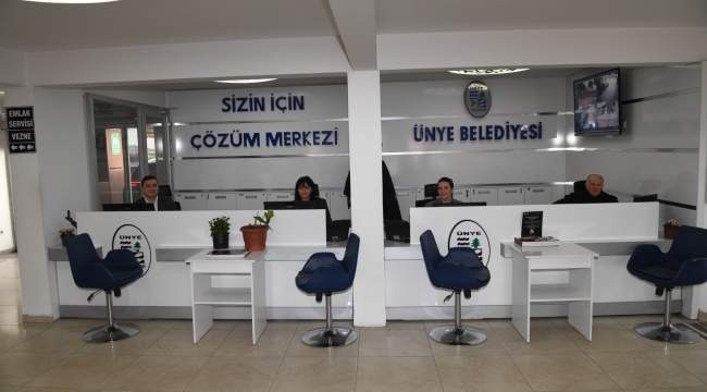 Ünye Belediyesi Çözüm Merkezi'nden Örnek Başarı