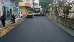 Ünye'de Eğitime Giden Yollar Asfaltlanıyor