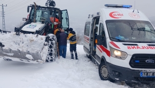 Ünye'de Karla Mücadele Çalışmaları Sürüyor