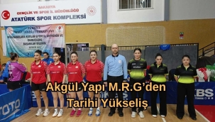 Akgül Yapı M.R.G Anadolu Lisesi, Masa Tenisinde 1. Lig'e Koşuyor