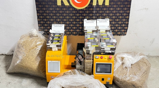 Altınordu'da Kaçak Tütün ve Makaron Ele Geçirildi