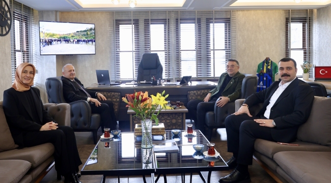 Başkan Tavlı ve Başkan Şimşek'ten Akgül Yapı'ya Ziyaret