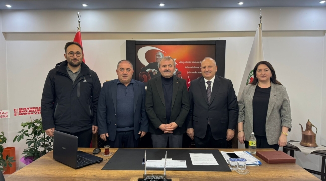 Başkan Tavlı ve İlçe Teşkilatı'ndan Ünye Madeni Eşya Odası'na Ziyaret