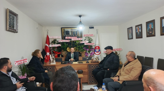 İYİ Parti Ünye İlçe Teşkilatı'ndan Oda Başkanlarına Ziyaret