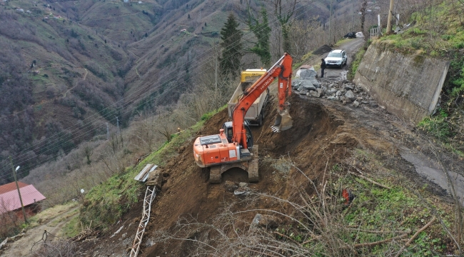 Kar Suları Heyelan Getirdi