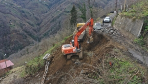 Kar Suları Heyelan Getirdi