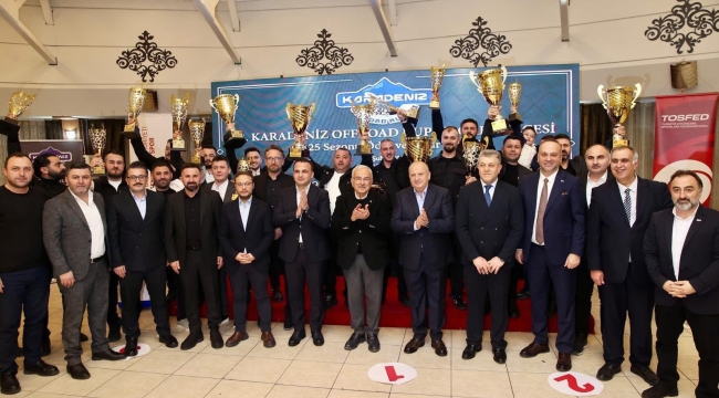 Karadeniz Off-Road Kupasına Ünye'de Coşkulu Gala