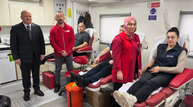 Ünye Belediyesi'nden Kan Bağışı Kampanyasına Tam Destek
