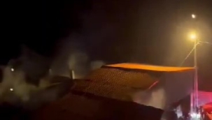 Ünye Çatalpınar'da Ahır Yangını: 28 Hayvan Telef Oldu