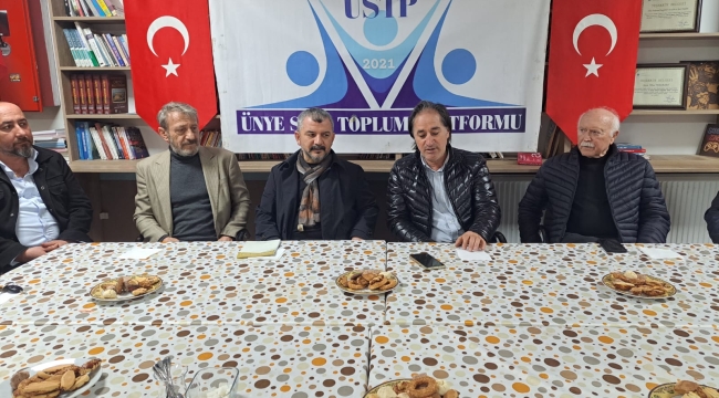 Ünye Çevre Platformu'ndan ÜSTP'ye Ziyaret